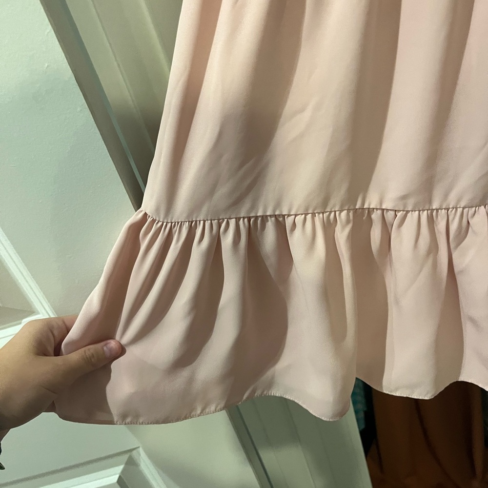 PINK AMANDA UPRICHARD RUFFLE DRESS - Picture 6 of 7